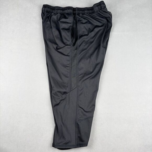 Nike Pants Men M Gray Dri-FIT Tapered Cropped Athletic Soccer Capri 688384-061 - Picture 4 of 11